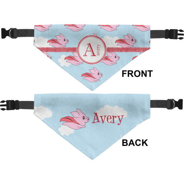Flying Pigs Medium Dog Bandana Approval