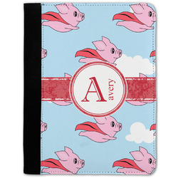 Flying Pigs Notebook Padfolio w/ Name and Initial