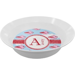 Flying Pigs Melamine Bowl (Personalized)