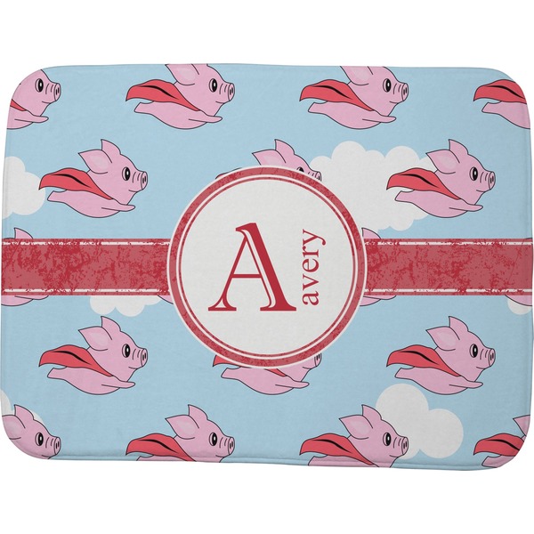 Flying Pigs Memory Foam Bath Mat 48 X 36