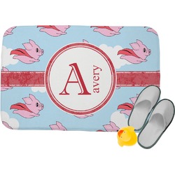 Flying Pigs Memory Foam Bath Mat - 34"x21" (Personalized)