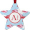 Flying Pigs Metal Star Ornament - Front