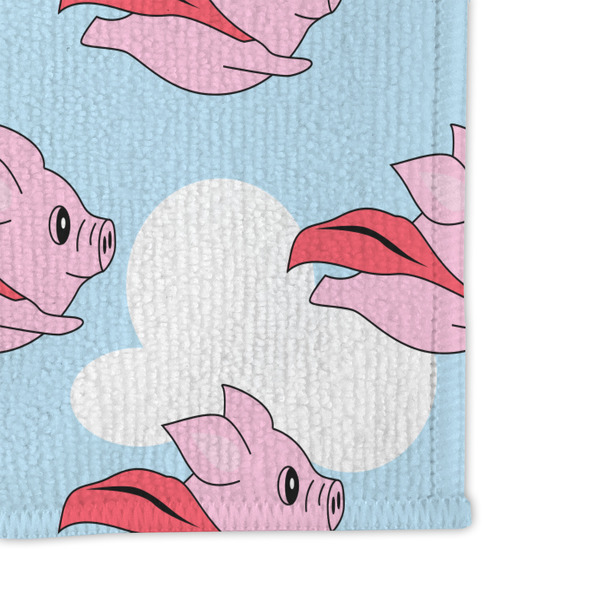 Flying Pigs Microfiber Dish Rag - DETAIL