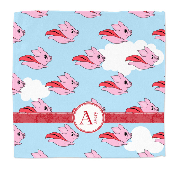 Custom Flying Pigs Microfiber Dish Rag (Personalized)