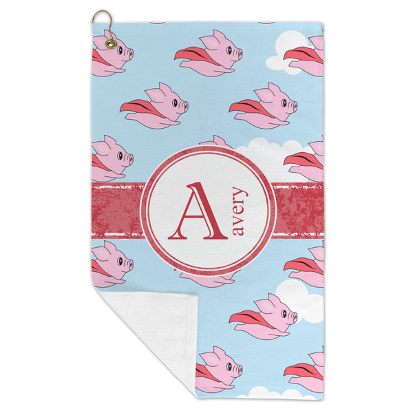 Flying Pigs Microfiber Golf Towels - FOLD