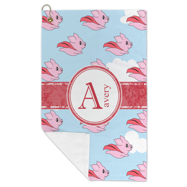 Flying Pigs Microfiber Golf Towels - FOLD