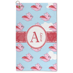 Flying Pigs Microfiber Golf Towel (Personalized)