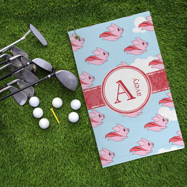 Flying Pigs Microfiber Golf Towels - LIFESTYLE