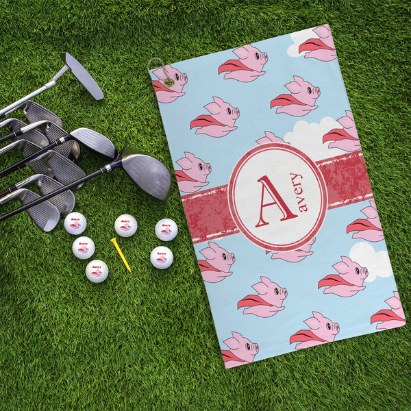 Flying Pigs Microfiber Golf Towels - LIFESTYLE