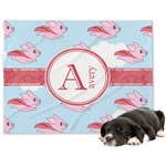 Flying Pigs Dog Blanket - Large (Personalized)