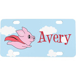 Flying Pigs Mini/Bicycle License Plate (Personalized)