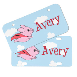 Flying Pigs Mini/Bicycle License Plates (Personalized)