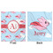 Flying Pigs Minky Blanket - 50"x60" - Double Sided - Front & Back