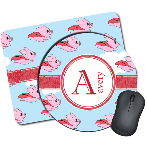 Custom Flying Pigs Mouse Pad (Personalized)