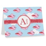 Flying Pigs Note cards (Personalized)