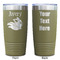 Flying Pigs Olive Polar Camel Tumbler - 20oz - Double Sided - Approval