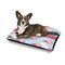 Flying Pigs Outdoor Dog Beds - Medium - IN CONTEXT