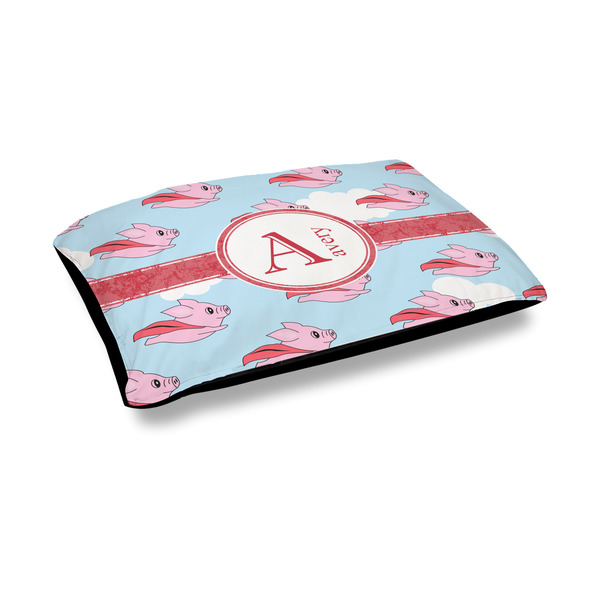 Custom Flying Pigs Outdoor Dog Bed - Medium (Personalized)