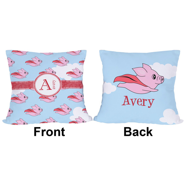 Flying Pigs Outdoor Pillow - 16x16