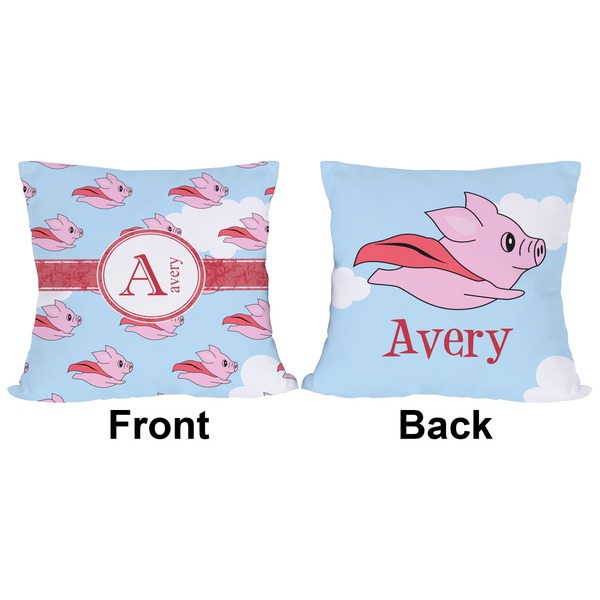 Flying Pigs Outdoor Pillow - 20x20