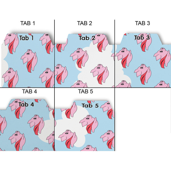 Flying Pigs Page Dividers - Set of 5 - Approval