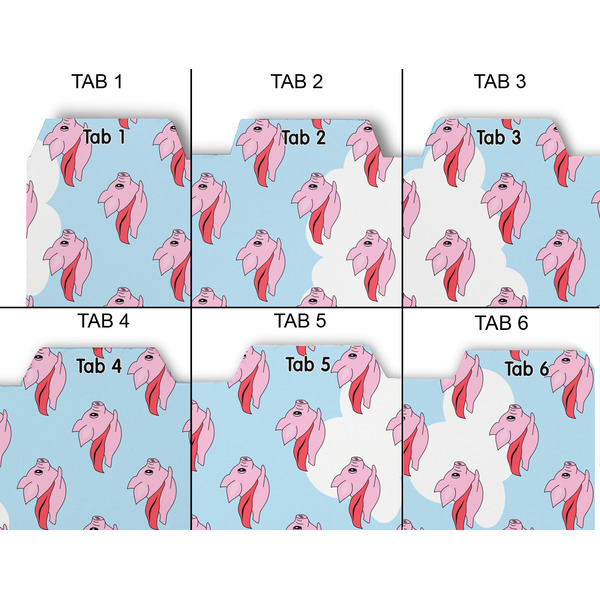 Flying Pigs Page Dividers - Set of 6 - Approval