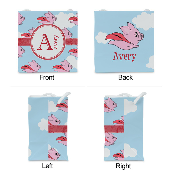 Flying Pigs Party Favor Gift Bag - Gloss - Approval
