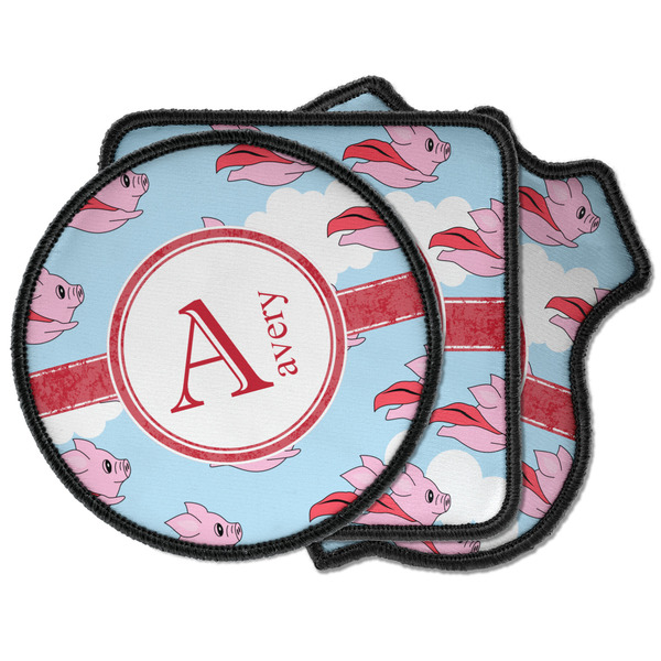 Custom Flying Pigs Iron on Patches (Personalized)