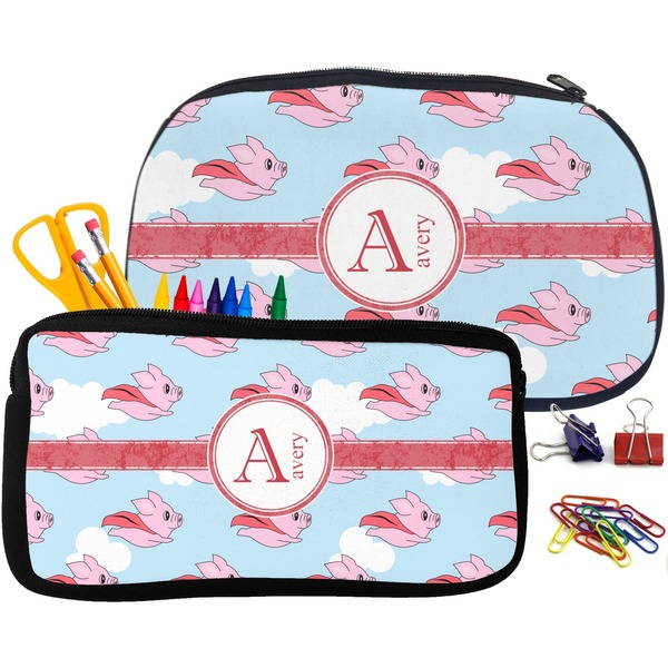 Flying Pigs Pencil / School Supplies Bags Small and Medium
