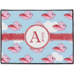 Flying Pigs Door Mat (Personalized)