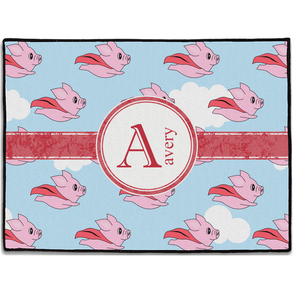 Custom Flying Pigs Door Mat (Personalized)