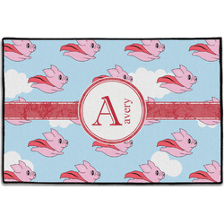 Flying Pigs Door Mat - 36"x24" (Personalized)
