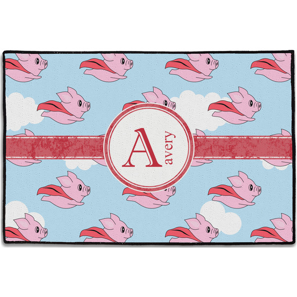 Flying Pigs Personalized Door Mat - 36x24 (APPROVAL)