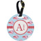 Flying Pigs Personalized Round Luggage Tag