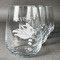Flying Pigs Stemless Wine Glasses (Set of 4) (Personalized)