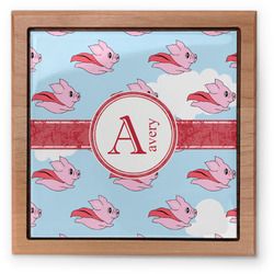 Flying Pigs Pet Urn w/ Name and Initial