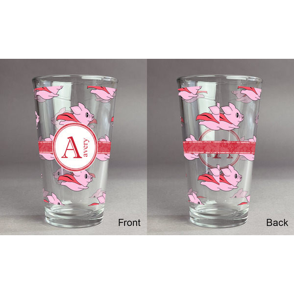 Flying Pigs Pint Glass - Full Fill w Transparency - Approval