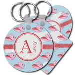 Flying Pigs Plastic Keychain (Personalized)