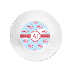 Flying Pigs Plastic Party Appetizer & Dessert Plates - 6" (Personalized)
