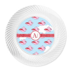Flying Pigs Plastic Party Dinner Plates - 10" (Personalized)