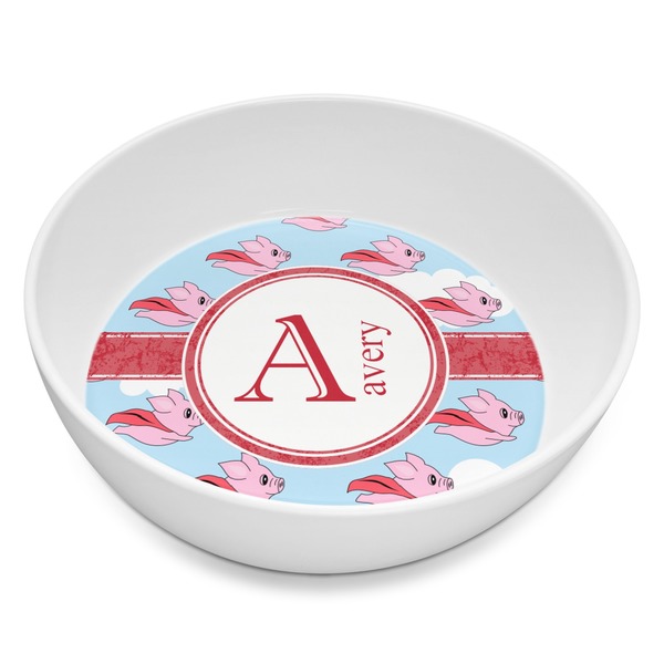 Custom Flying Pigs Melamine Bowl - 8 oz (Personalized)
