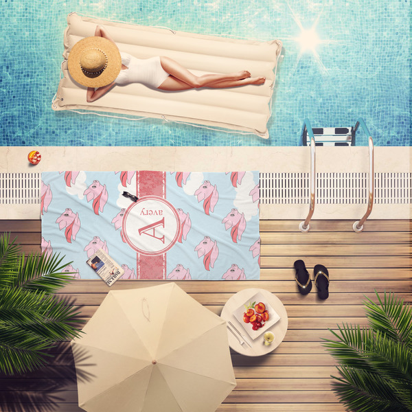 Flying Pigs Pool Towel Lifestyle