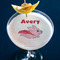 Flying Pigs Printed Drink Topper - Large - In Context