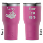 Flying Pigs RTIC Tumbler - Magenta - Laser Engraved - Double-Sided (Personalized)
