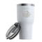 Flying Pigs RTIC Tumbler -  White (with Lid)