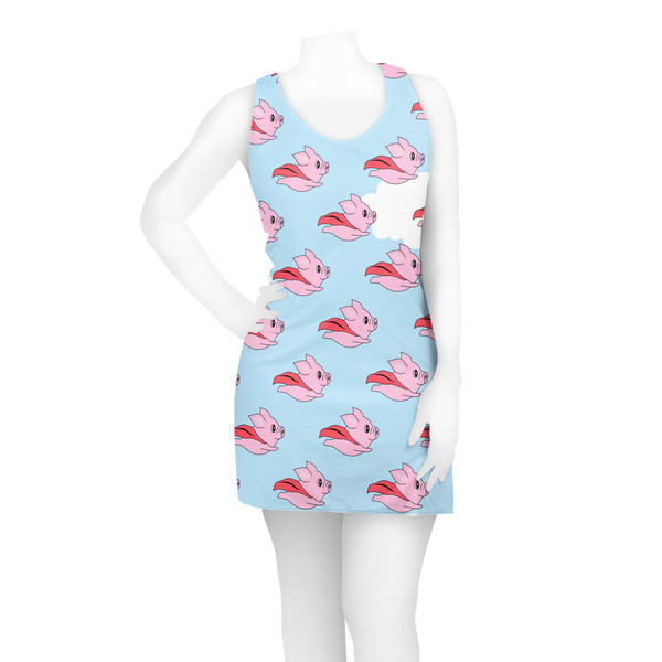 Flying Pigs Racerback Dress - On Model - Front