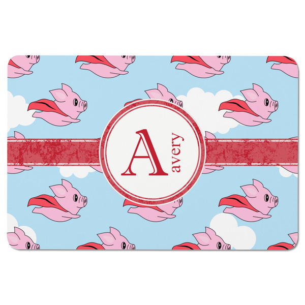 Flying Pigs Rectangular Fridge Magnet - FRONT