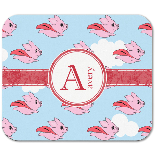 Flying Pigs Rectangular Mouse Pad - APPROVAL