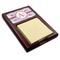 Flying Pigs Red Mahogany Sticky Note Holder - Angle
