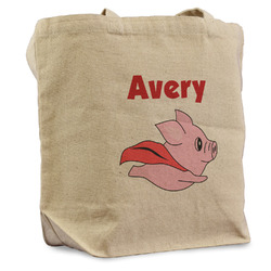 Flying Pigs Reusable Cotton Grocery Bag (Personalized)